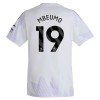 Camisola Manchester United Mbeumo 19 Homen Equipamento 2ª 2025-26